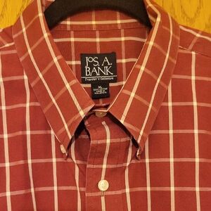 Jos. A. Bank Red and White Casual Button Down Shirt, see last photo for others!